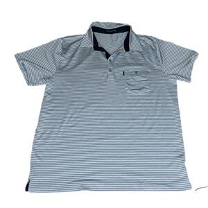 Live Forever Golf Striped Polo